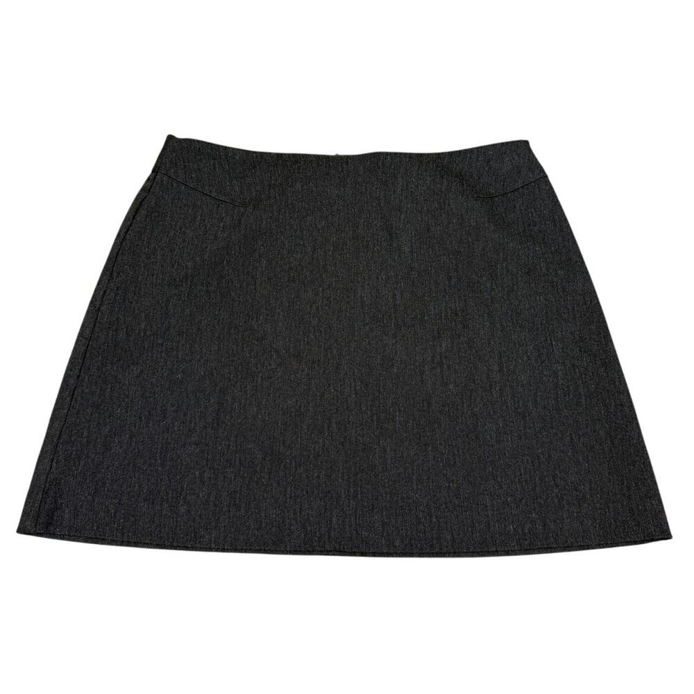 Express Womens Size 1/2 Gray Mini Skirt Y2k